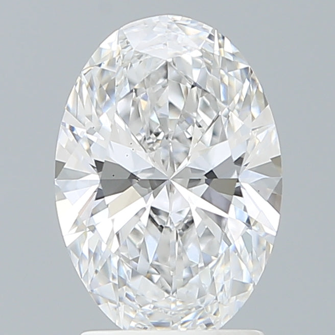 2.03 Carat Oval Shaped, Ideal Cut, D Color, VS1 Clarity, IGI Certified Lab Grown Diamond