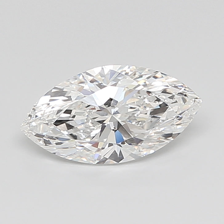 5.06 Carat Marquise Shaped, Ideal Cut, E Color, VVS2 Clarity, IGI Certified Lab Grown Diamond