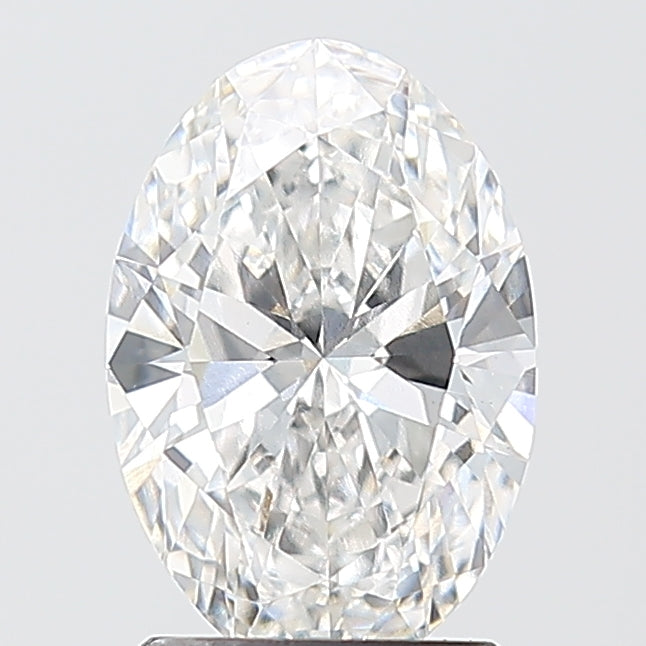 1.56 Carat Oval Shaped, Ideal Cut, E Color, VVS2 Clarity, IGI Certified Lab Grown Diamond