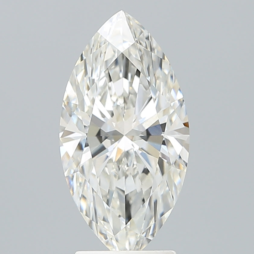 3.15 Carat Marquise Shaped, Ideal Cut, G Color, VVS2 Clarity, IGI Certified Lab Grown Diamond