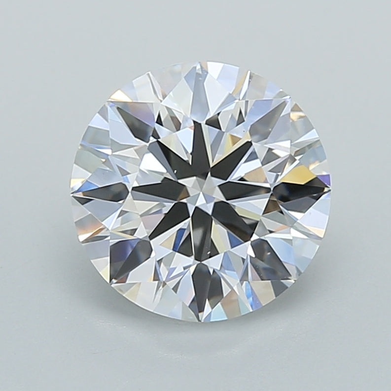 2.00 Carat Round Shaped, Ideal Cut, E Color, VVS2 Clarity, IGI Certified Lab Grown Diamond
