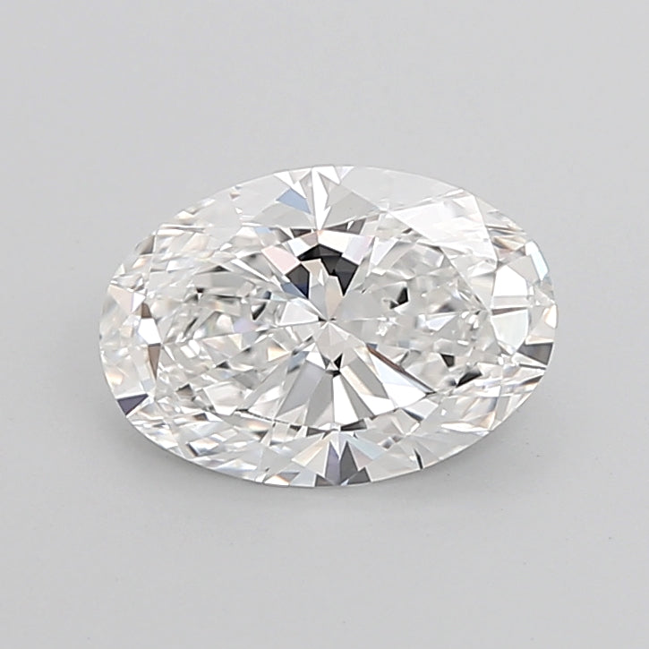 3.04 Carat Oval Shaped, Ideal Cut, D Color, VVS2 Clarity, IGI Certified Lab Grown Diamond