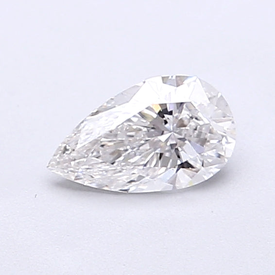 0.42 Carat Pear Shaped, Very Good Cut, E Color, VS2 Clarity, IGI Certified Lab Grown Diamond