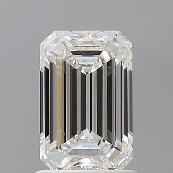 1.52 Carat Emerald Shaped, Ideal Cut, F Color, VS1 Clarity, IGI Certified Lab Grown Diamond