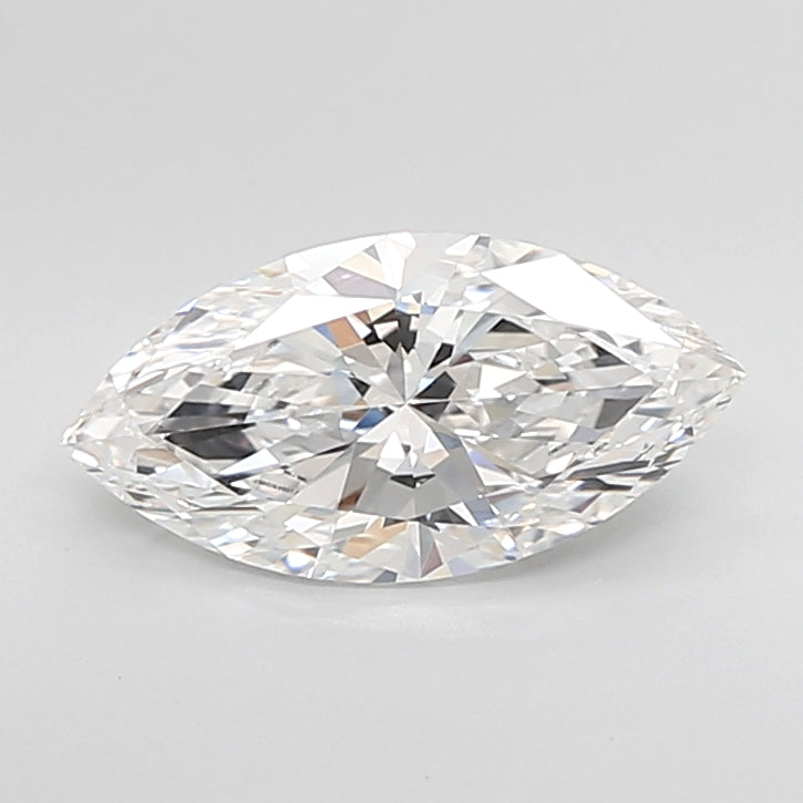 2.50 Carat Marquise Shaped, Ideal Cut, E Color, VVS2 Clarity, IGI Certified Lab Grown Diamond