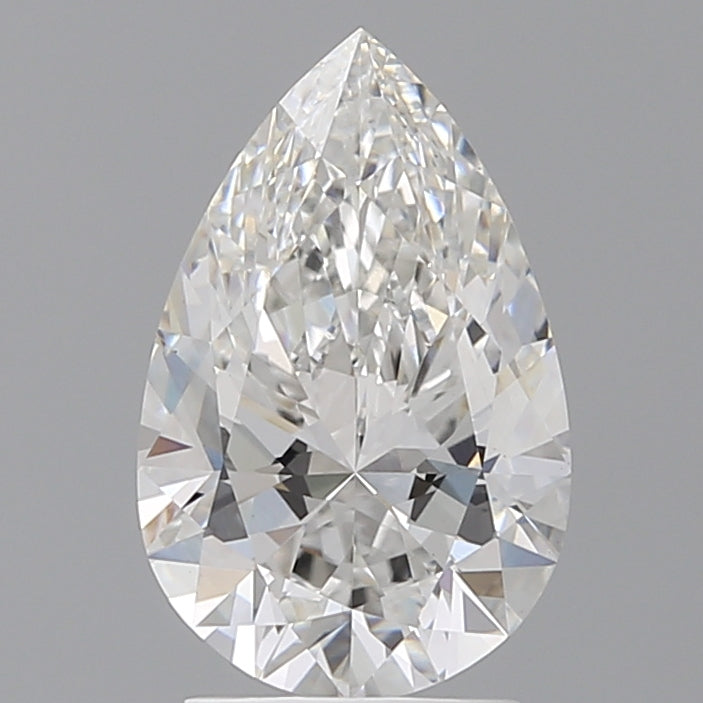 2.51 Carat Pear Shaped, Ideal Cut, E Color, VVS2 Clarity, IGI Certified Lab Grown Diamond