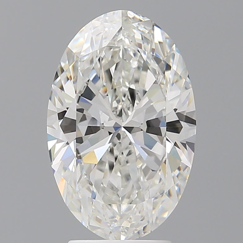 4.00 Carat Oval Shaped, Ideal Cut, F Color, VVS2 Clarity, IGI Certified Lab Grown Diamond