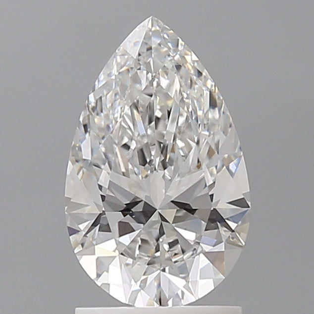 1.60 Carat Pear Shaped, Ideal Cut, E Color, VVS2 Clarity, IGI Certified Lab Grown Diamond