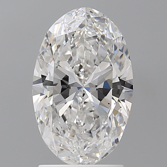 2.07 Carat Oval Shaped, Ideal Cut, D Color, VS2 Clarity, IGI Certified Lab Grown Diamond
