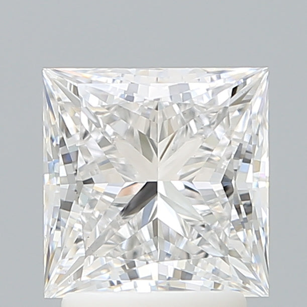 2.43 Carat Princess Shaped, Ideal Cut, E Color, VS1 Clarity, IGI Certified Lab Grown Diamond