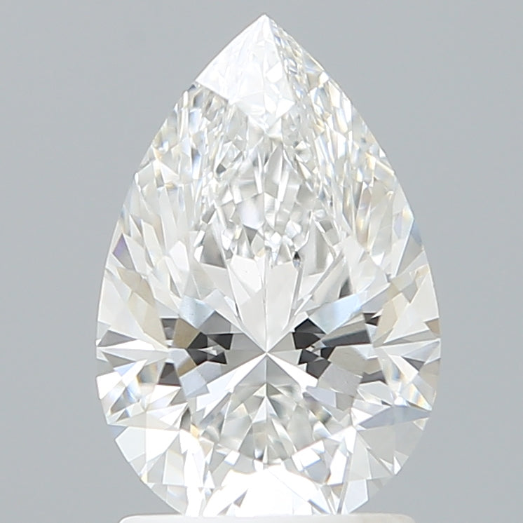 1.80 Carat Pear Shaped, Excellent Cut, E Color, VVS1 Clarity, IGI Certified Lab Grown Diamond