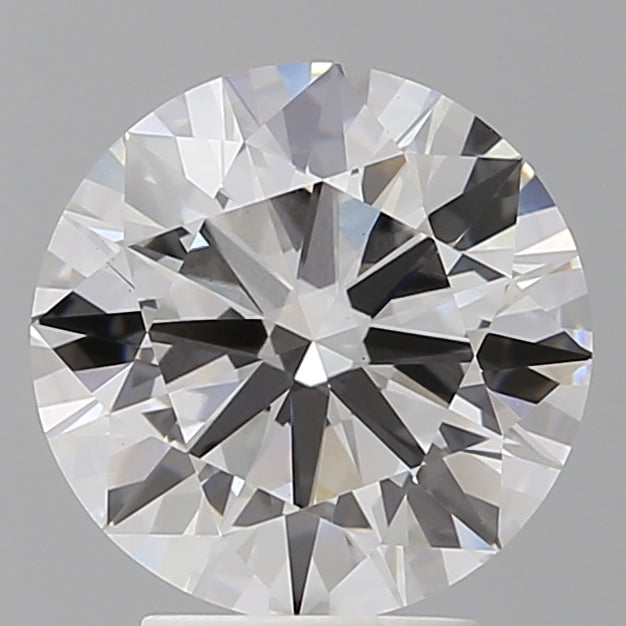 3.55 Carat Round Shaped, Ideal Cut, F Color, VVS2 Clarity, IGI Certified Lab Grown Diamond