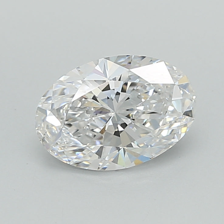 1.05 Carat Oval Shaped, Ideal Cut, D Color, VVS2 Clarity, IGI Certified Lab Grown Diamond