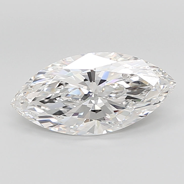 6.07 Carat Marquise Shaped, Ideal Cut, F Color, VVS2 Clarity, IGI Certified Lab Grown Diamond