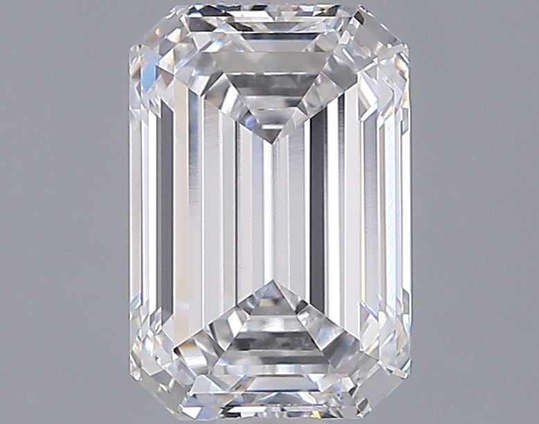 1.92 Carat Emerald Shaped, Ideal Cut, D Color, VVS2 Clarity, IGI Certified Lab Grown Diamond
