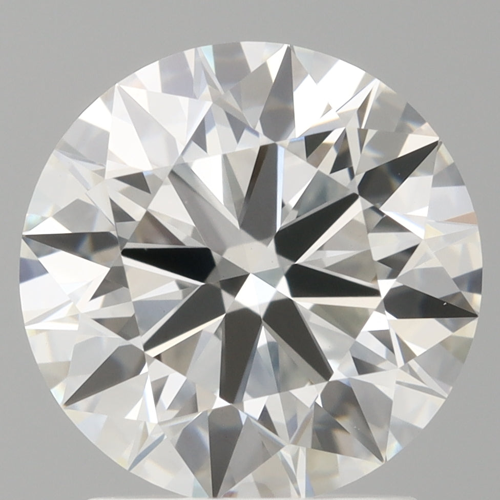 2.08 Carat Round Shaped, Ideal Cut, F Color, VVS2 Clarity, IGI Certified Lab Grown Diamond