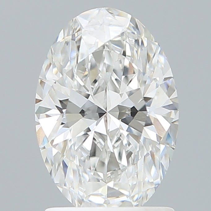 1.58 Carat Oval Shaped, Ideal Cut, E Color, VVS2 Clarity, IGI Certified Lab Grown Diamond