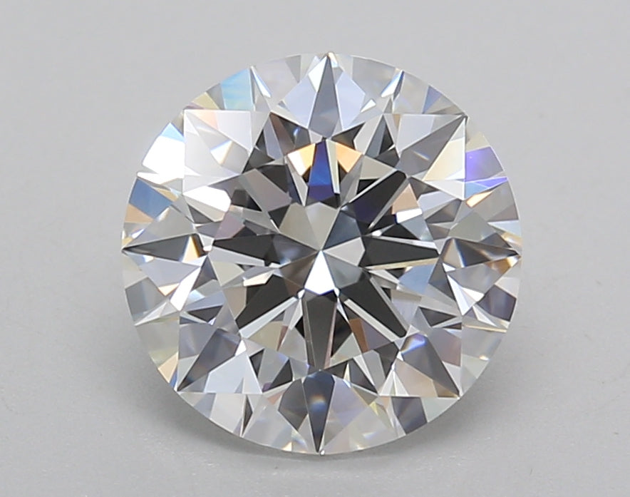 2.52 Carat Round Shaped, Ideal Cut, E Color, VVS1 Clarity, IGI Certified Lab Grown Diamond