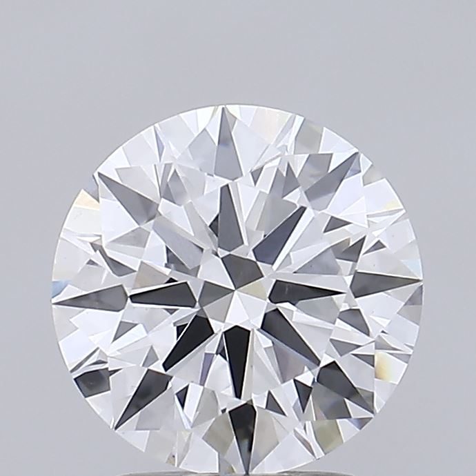 2.44 Carat Round Shaped, Ideal Cut, E Color, VVS2 Clarity, IGI Certified Lab Grown Diamond
