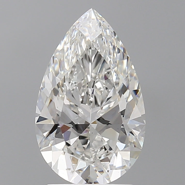 2.59 Carat Pear Shaped, Ideal Cut, E Color, VS2 Clarity, IGI Certified Lab Grown Diamond