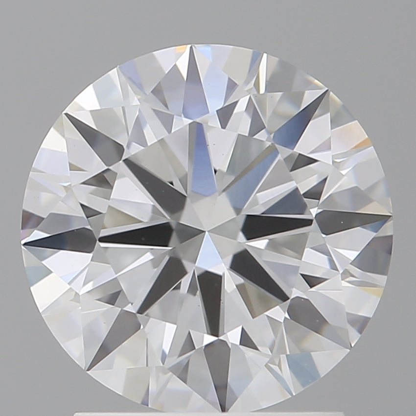 2.09 Carat Round Shaped, Ideal Cut, E Color, VVS2 Clarity, IGI Certified Lab Grown Diamond