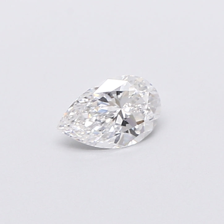 0.32 Carat Pear Shaped, Very Good Cut, D Color, VVS2 Clarity, IGI Certified Lab Grown Diamond