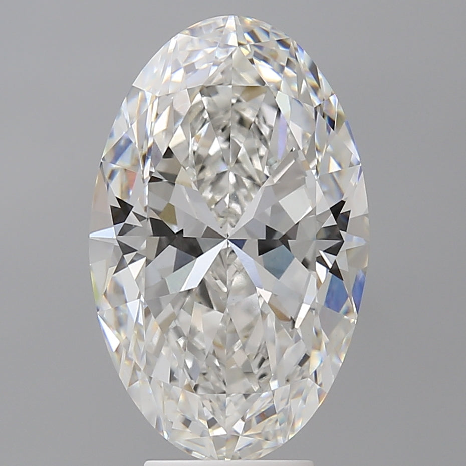 6.05 Carat Oval Shaped, Ideal Cut, F Color, VVS2 Clarity, IGI Certified Lab Grown Diamond