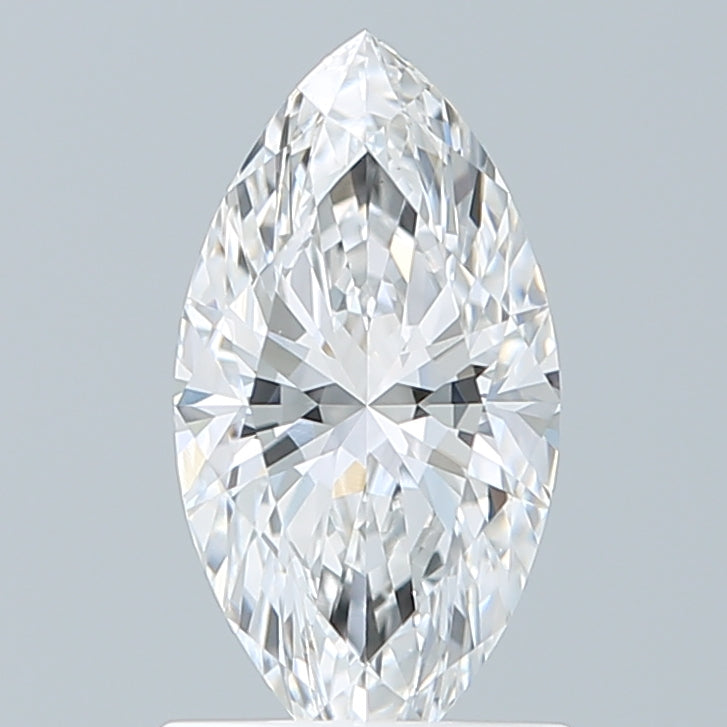 1.09 Carat Marquise Shaped, Ideal Cut, D Color, VVS2 Clarity, IGI Certified Lab Grown Diamond