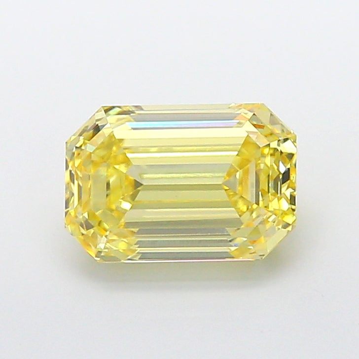 3.14 Carat Emerald Shaped, Ideal Cut, VVS2 Clarity, IGI Certified Lab Grown Diamond