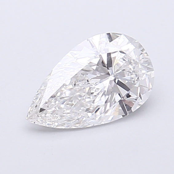 0.72 Carat Pear Shaped, Very Good Cut, D Color, VVS2 Clarity, IGI Certified Lab Grown Diamond
