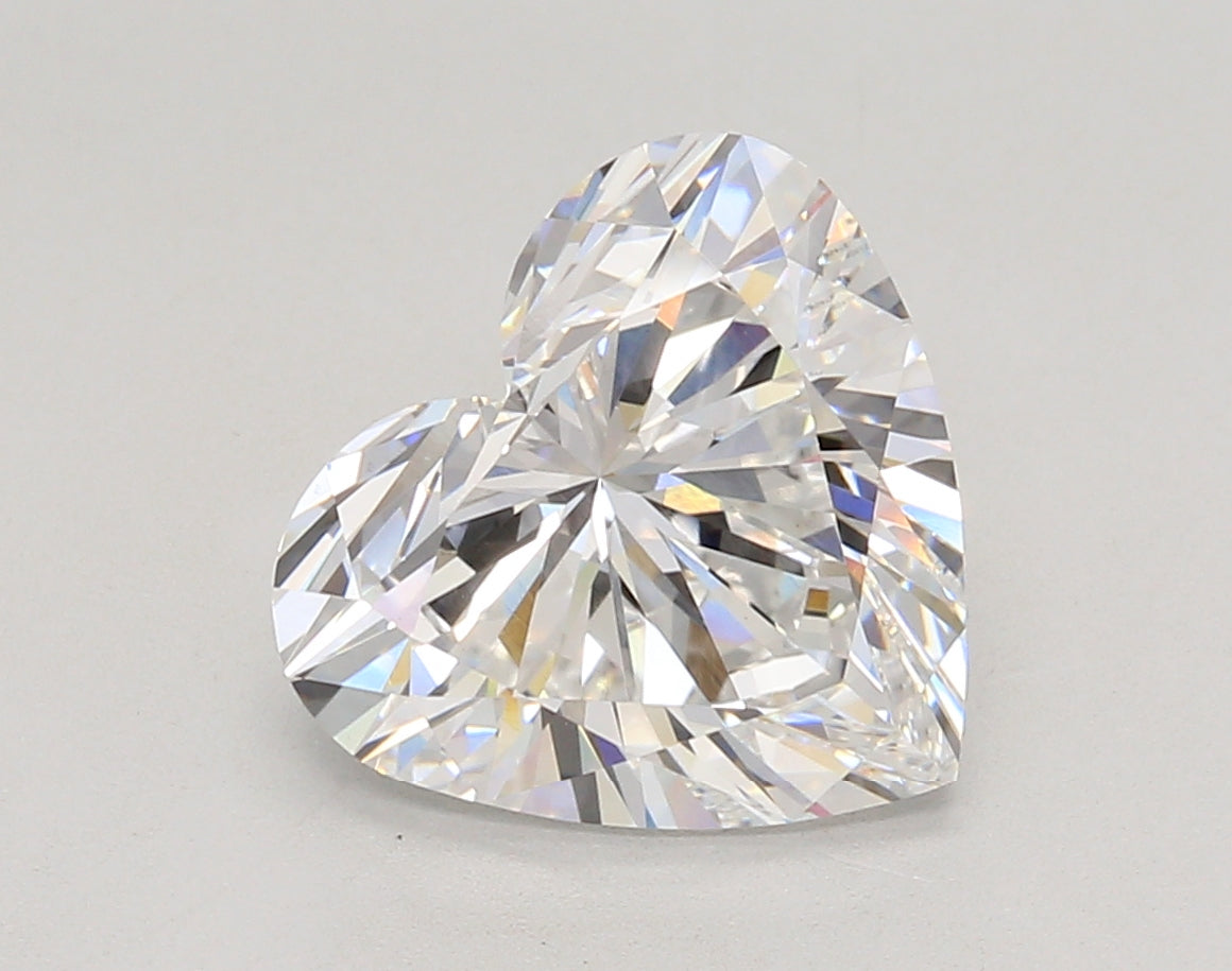 4.08 Carat Heart Shaped, Excellent Cut, D Color, VS1 Clarity, IGI Certified Lab Grown Diamond