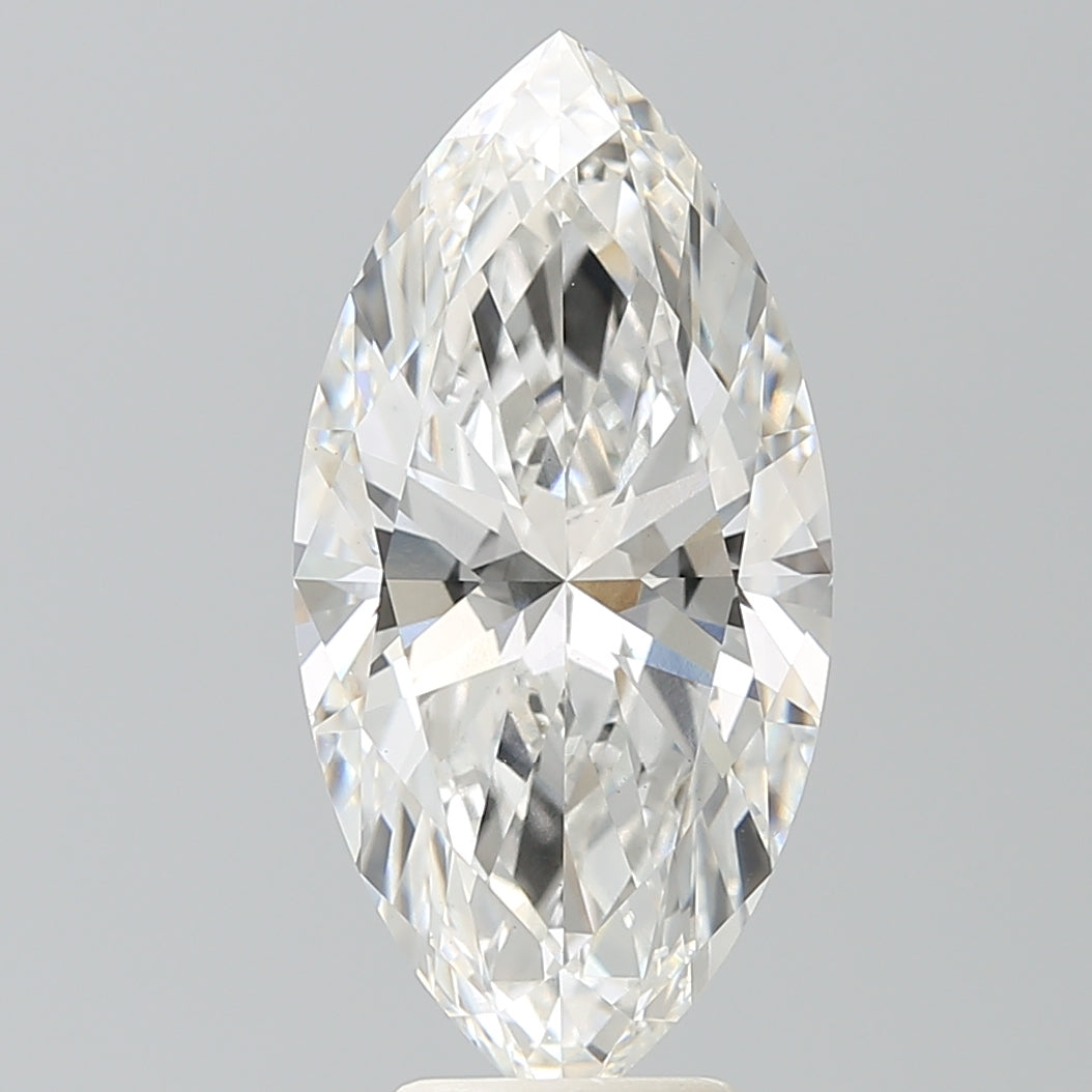 5.43 Carat Marquise Shaped, Ideal Cut, F Color, VS1 Clarity, IGI Certified Lab Grown Diamond