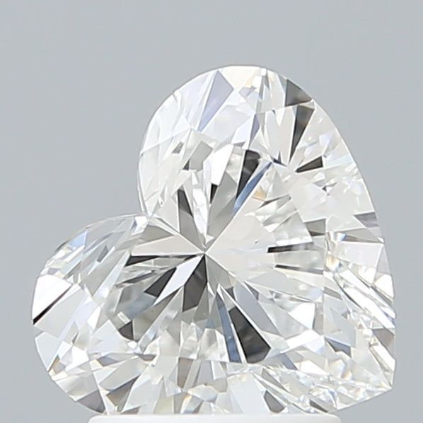 2.08 Carat Heart Shaped, Ideal Cut, E Color, VVS2 Clarity, IGI Certified Lab Grown Diamond