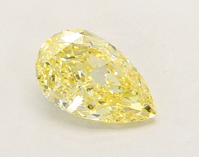 1.25 Carat Pear Shaped, Ideal Cut, VVS2 Clarity, IGI Certified Lab Grown Diamond