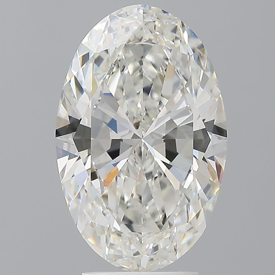 4.10 Carat Oval Shaped, Ideal Cut, F Color, VS1 Clarity, IGI Certified Lab Grown Diamond