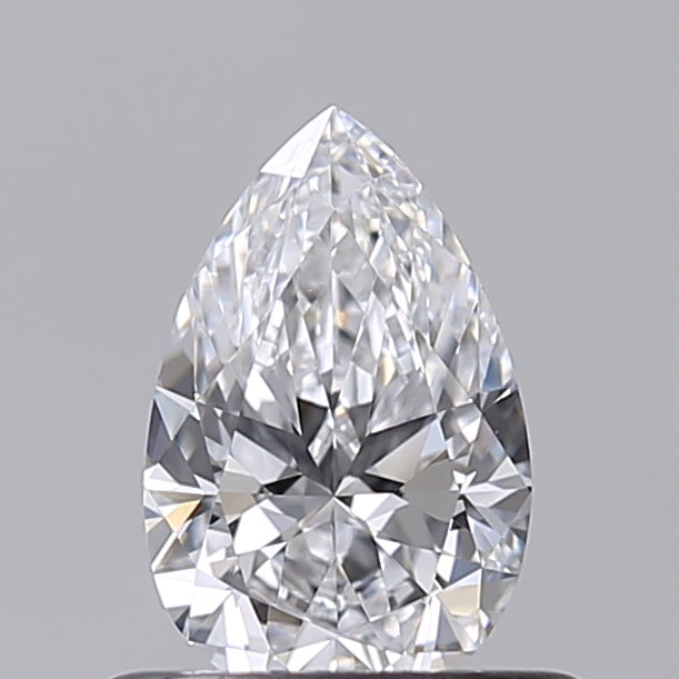 0.51 Carat Pear Shaped, Excellent Cut, D Color, VVS1 Clarity, IGI Certified Lab Grown Diamond