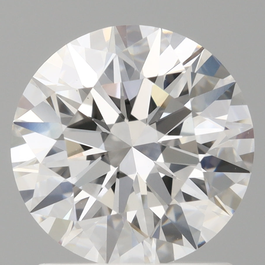 1.51 Carat Round Shaped, Ideal Cut, D Color, VVS2 Clarity, IGI Certified Lab Grown Diamond