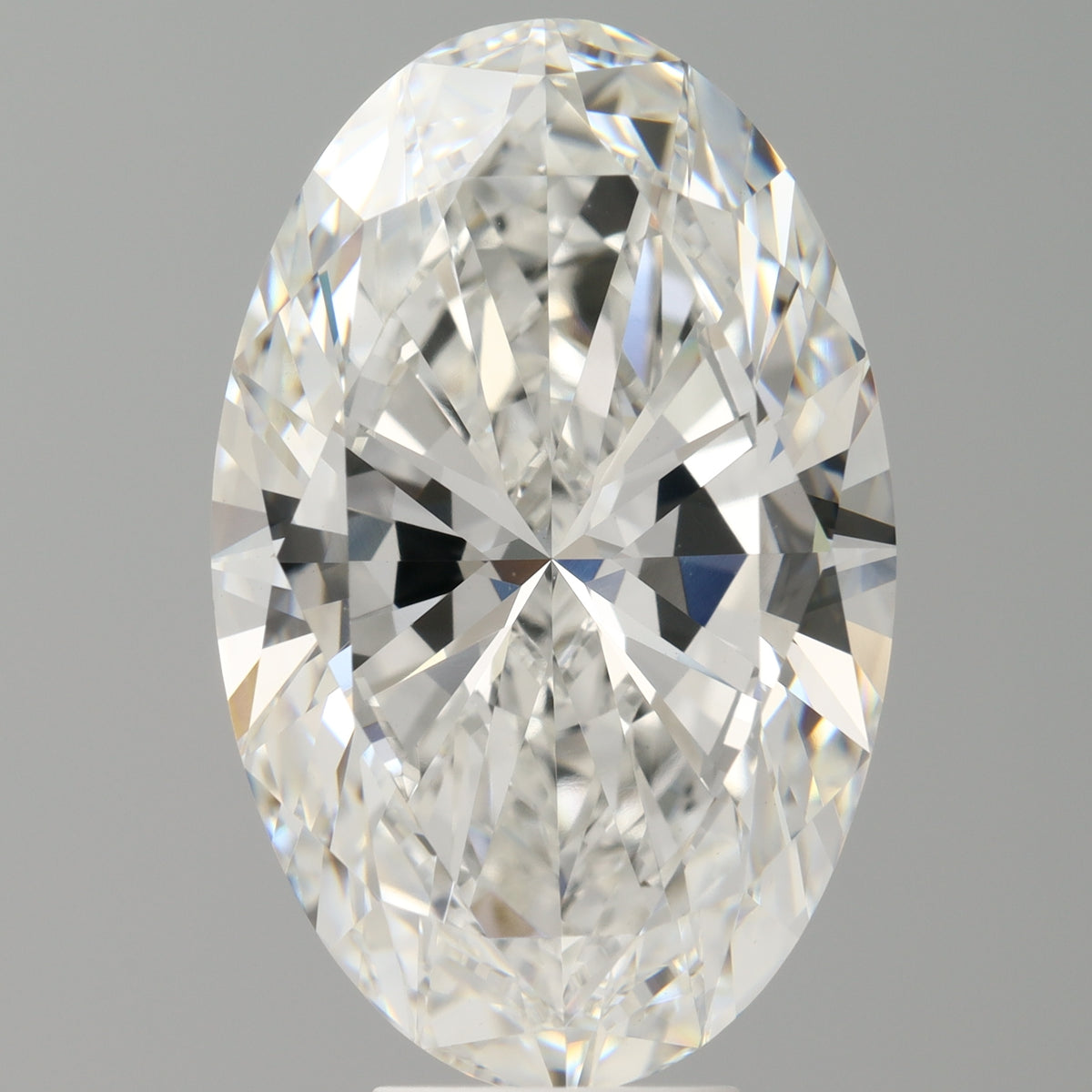8.10 Carat Oval Shaped, Ideal Cut, F Color, VVS2 Clarity, IGI Certified Lab Grown Diamond