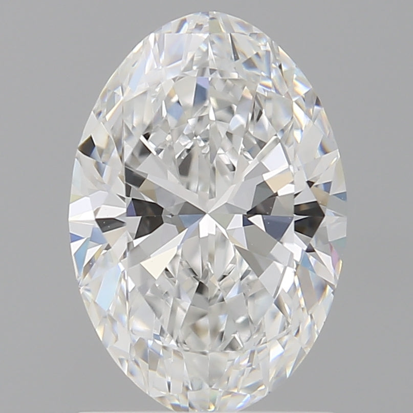 1.57 Carat Oval Shaped, Ideal Cut, E Color, VVS2 Clarity, IGI Certified Lab Grown Diamond