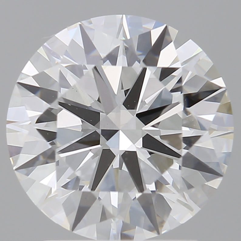 2.51 Carat Round Shaped, Excellent Cut, E Color, VS1 Clarity, IGI Certified Lab Grown Diamond
