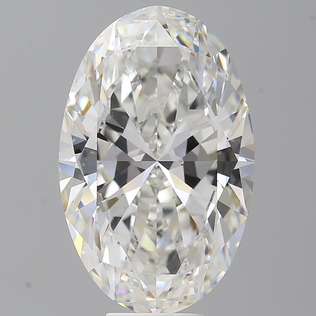 10.07 Carat Oval Shaped, Ideal Cut, F Color, VVS2 Clarity, IGI Certified Lab Grown Diamond