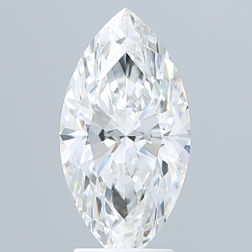 3.09 Carat Marquise Shaped, Excellent Cut, E Color, VVS2 Clarity, IGI Certified Lab Grown Diamond