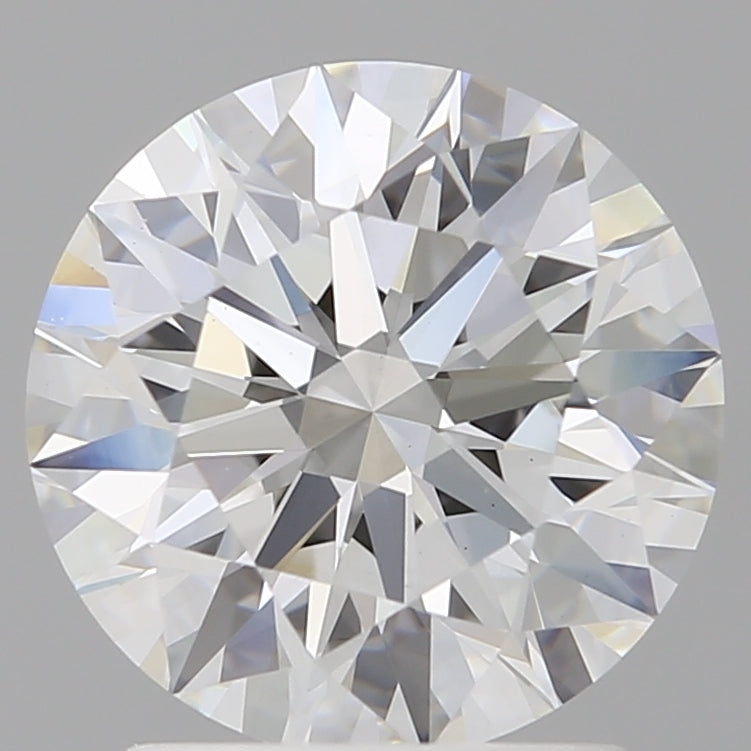 2.09 Carat Round Shaped, Ideal Cut, F Color, VVS2 Clarity, IGI Certified Lab Grown Diamond