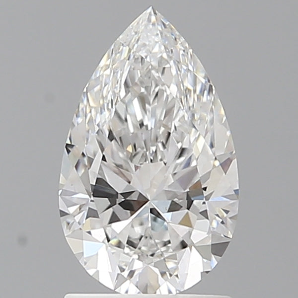 1.54 Carat Pear Shaped, Ideal Cut, E Color, VS1 Clarity, IGI Certified Lab Grown Diamond
