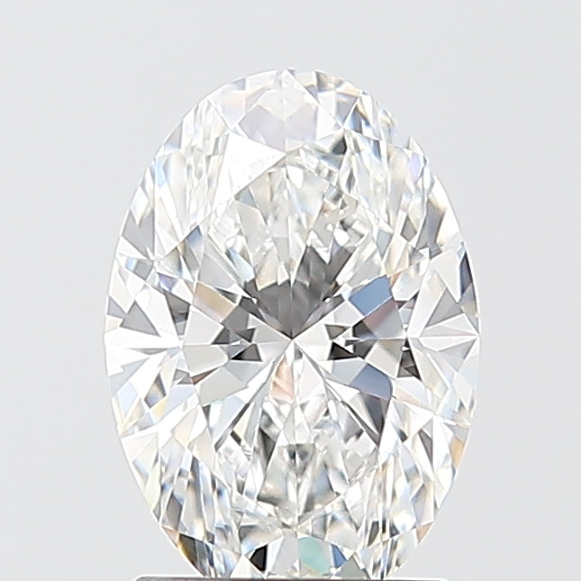 1.54 Carat Oval Shaped, Excellent Cut, E Color, VVS2 Clarity, IGI Certified Lab Grown Diamond