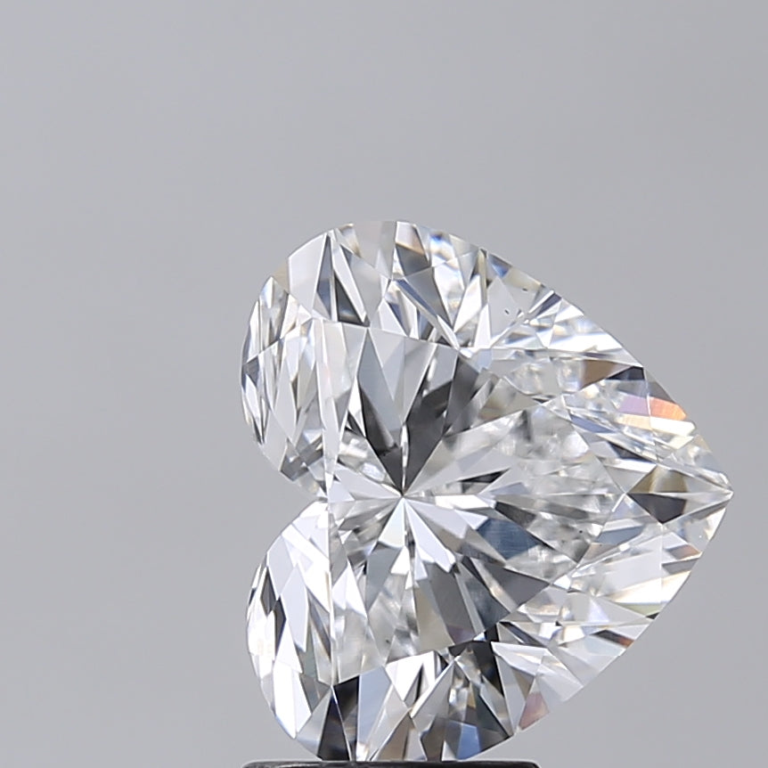4.02 Carat Heart Shaped, Very Good Cut, E Color, VS1 Clarity, IGI Certified Lab Grown Diamond