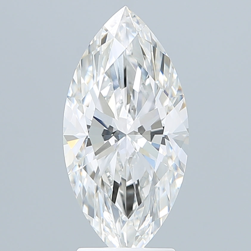 3.10 Carat Marquise Shaped, Ideal Cut, F Color, VVS2 Clarity, IGI Certified Lab Grown Diamond