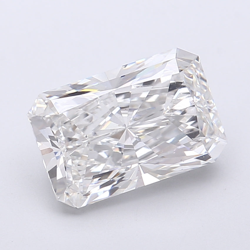 3.51 Carat Radiant Shaped, Very Good Cut, E Color, VS1 Clarity, IGI Certified Lab Grown Diamond
