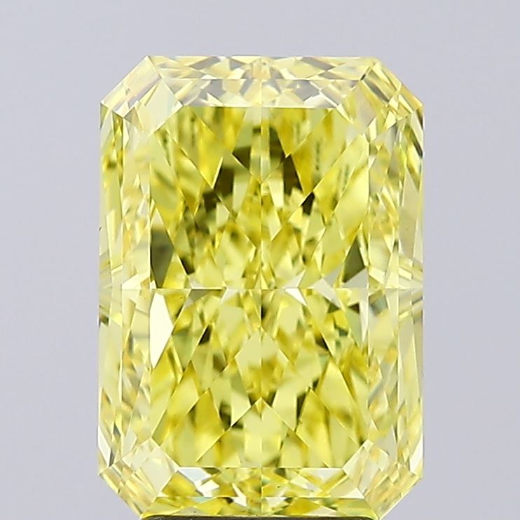 3.72 Carat Radiant Shaped, Excellent Cut, VS1 Clarity, IGI Certified Lab Grown Diamond