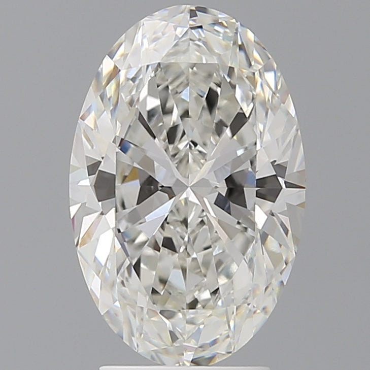 3.54 Carat Oval Shaped, Ideal Cut, F Color, VVS2 Clarity, IGI Certified Lab Grown Diamond